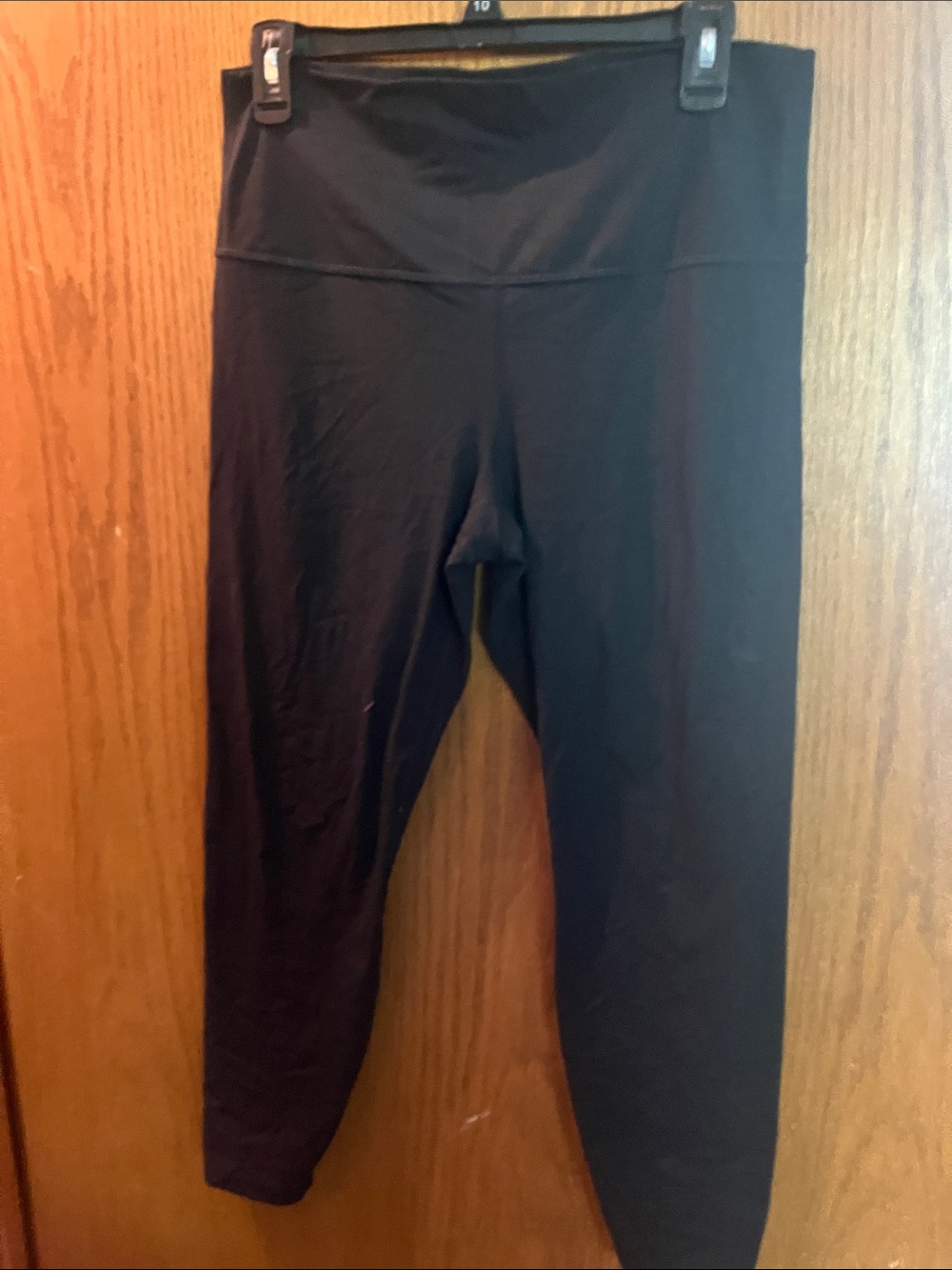 Heather Gray and Black Active Leggings Set 2 PAIRS - Picture 10 of 12